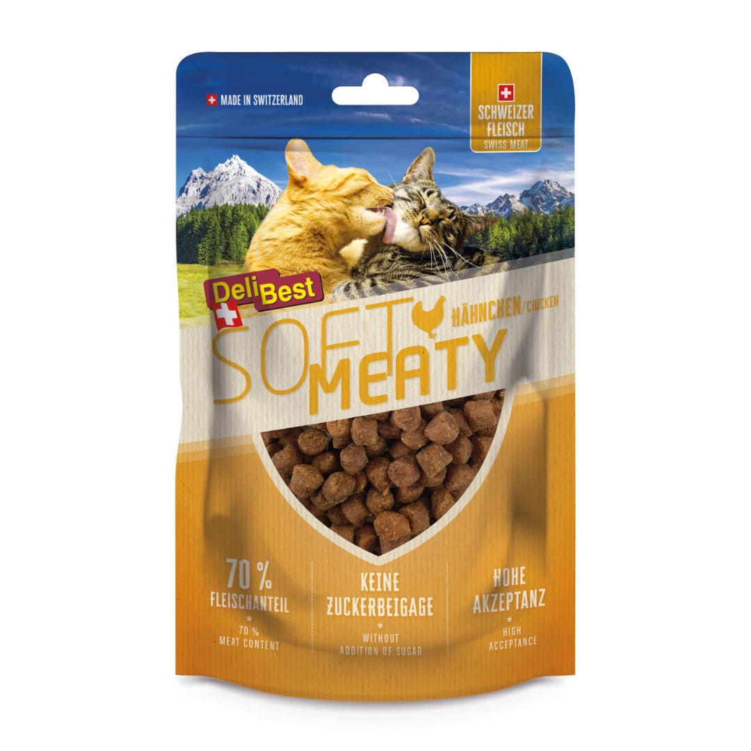 DeliBest Soft Meaty Feuchte Snacks Hühnchen 100g