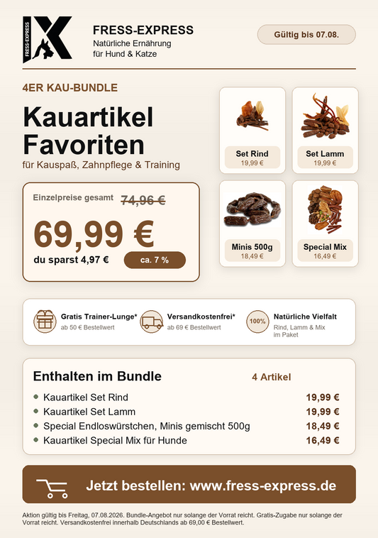 Kauartikel Favoriten 4er Set