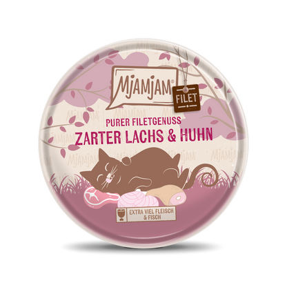 MjAMjAM – purer Filetgenuss – zarter Lachs & Huhn
