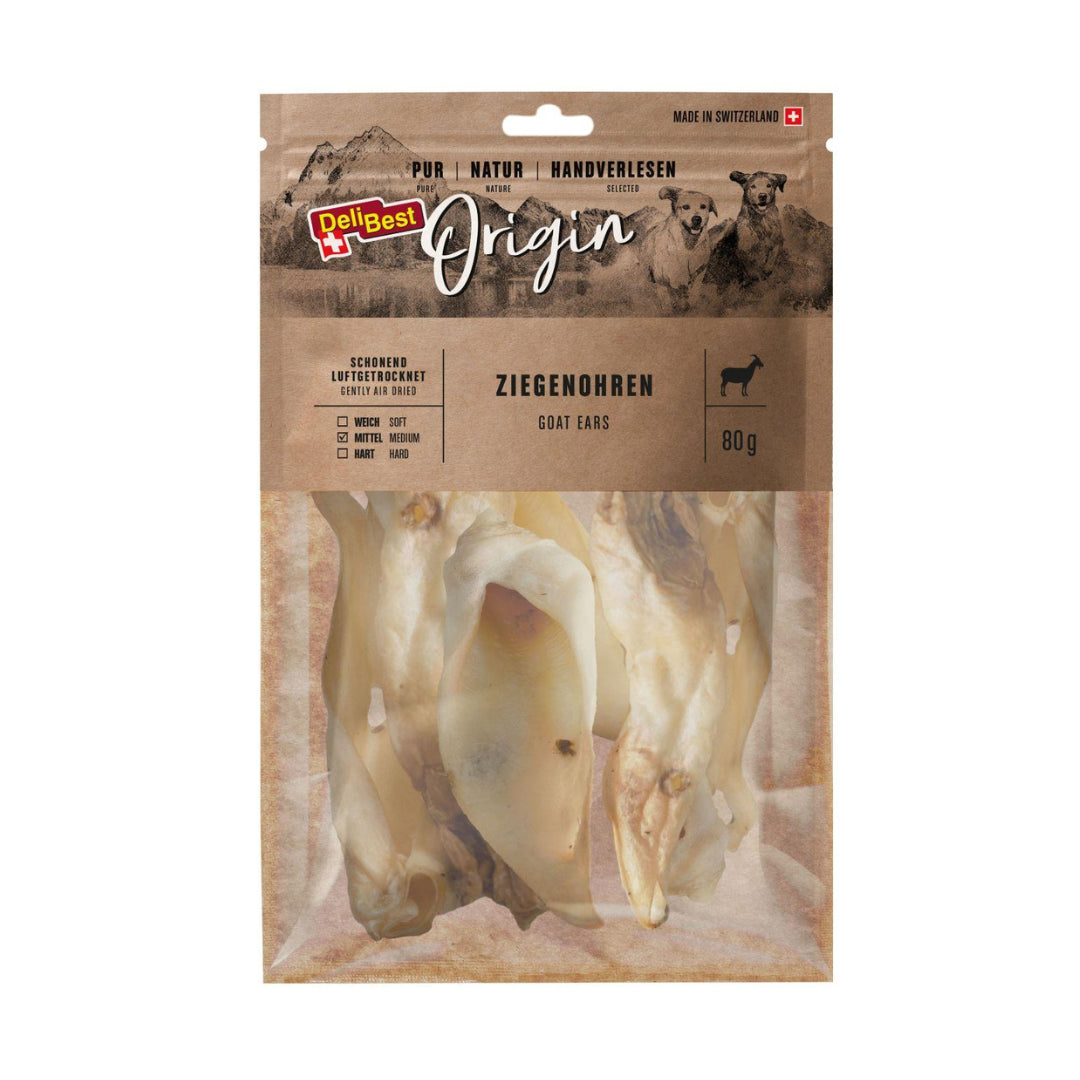 DeliBest Origin Ziegenohren 80 g