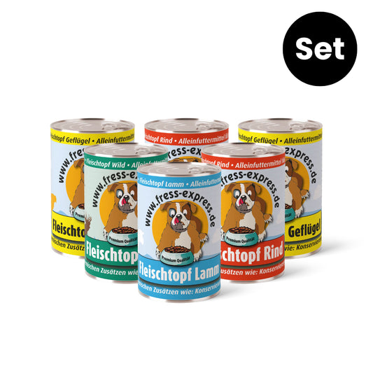 fress-express Reinfleischdosen gemischt 400g + 800g
