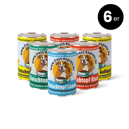 fress-express Reinfleischdosen gemischt 400g + 800g